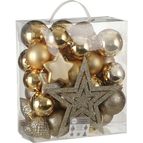 Shatterproof decorative bauble for Christmas