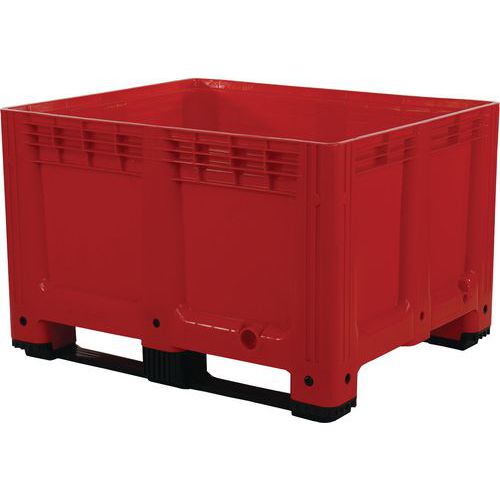 Plastic Pallet Boxes With Solid Sides