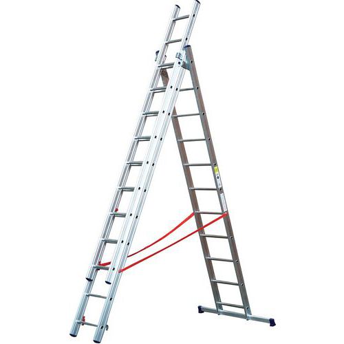 Combination Step Ladder Extended/Telescopic Ladders Manutan UK