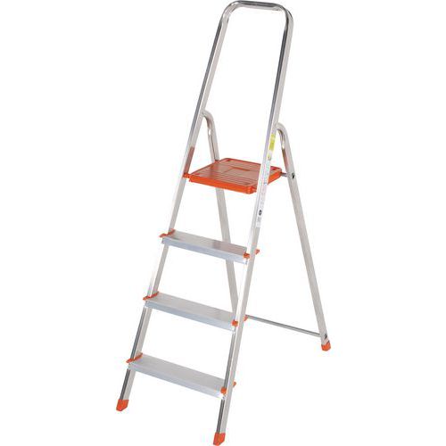 Aluminium Platform Step Ladder - Light Duty