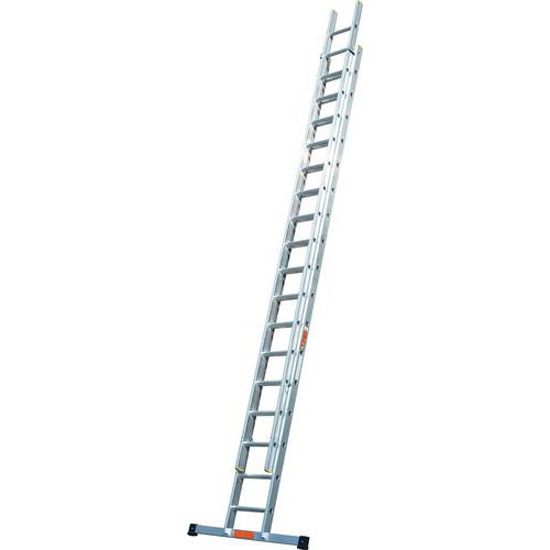 Telescopic Extension Aluminium Ladders With Stabiliser Bar - Secure