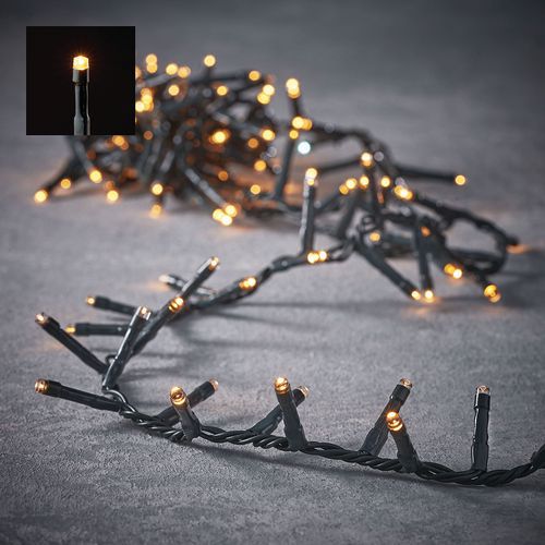 Warm light fairy lights with 8 settings and timer