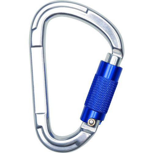 Self-locking aluminium carabiner - Delta Plus