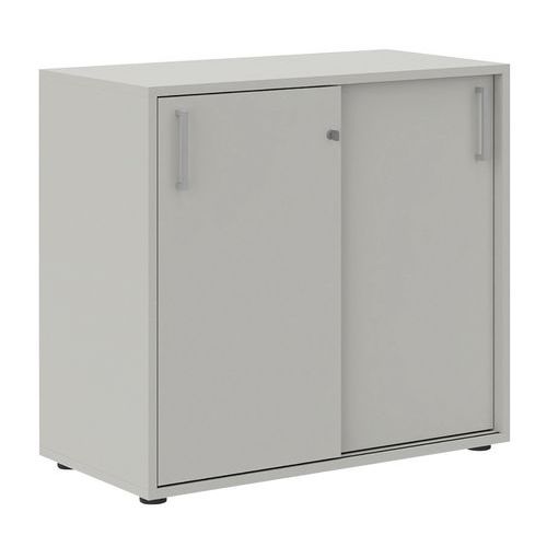 Misao cabinet with sliding doors, height 75 cm - Manutan Expert