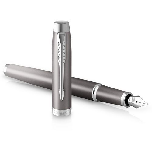 Parker IM Writing Rituals fountain pen, grey GT/gold trim - Parker
