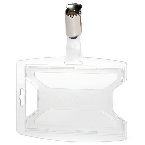 Access-pass holder with clip - Durable