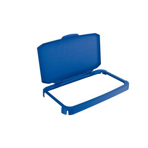 Blue lid with hinge for 60-l DURABIN® - Durable