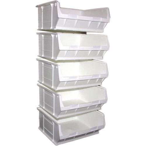 TC6 Storage Stacking Bins - Pack of 5 28.3L Bins - H182xW420xD375mm