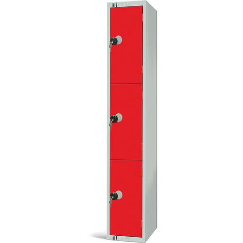Elite Storage Lockers - 1-8 Doors - Coin Return Locks - 1800x300x450mm