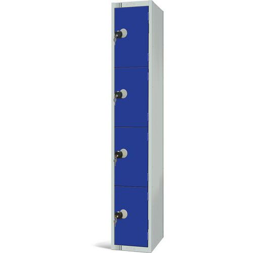 Elite Storage Lockers - 1-8 Doors - Coin Return Locks - 1800x300x450mm