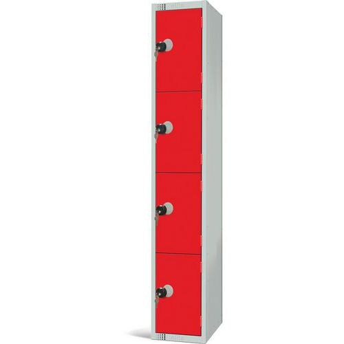 Elite Storage Lockers - 1-8 Doors - Coin Return Locks - 1800x300x450mm