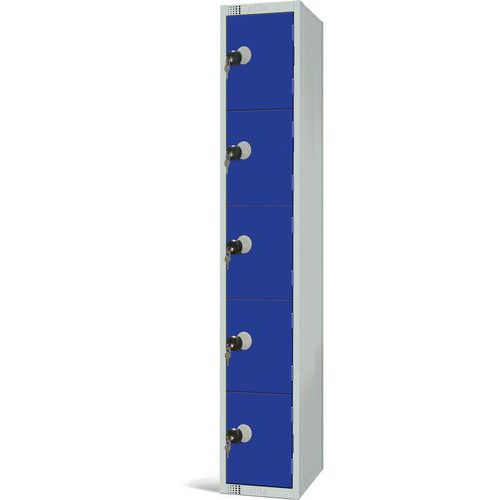 Elite Storage Lockers - 1-8 Doors - Coin Return Locks - 1800x300x450mm