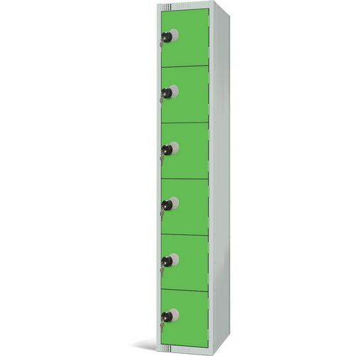 Elite Storage Lockers - 1-8 Doors - Coin Return Locks - 1800x300x450mm
