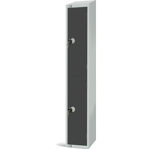 Elite Storage Lockers - 1-8 Doors - Coin Return Locks - 1950x300x450mm