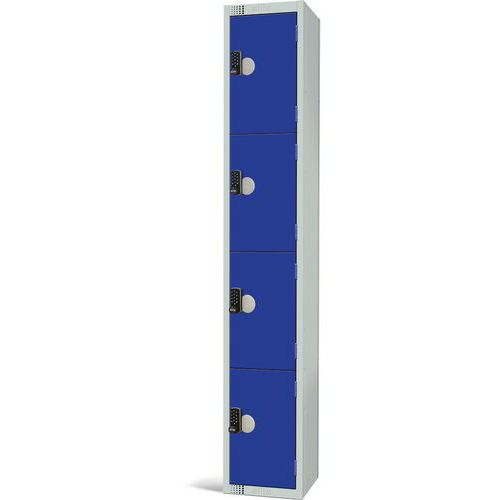 Elite Storage Lockers - 1-8 Doors - Electronic Locks - 1800x300x300mm