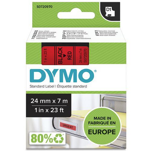 D1 tape cartridge, width 24 mm - Dymo