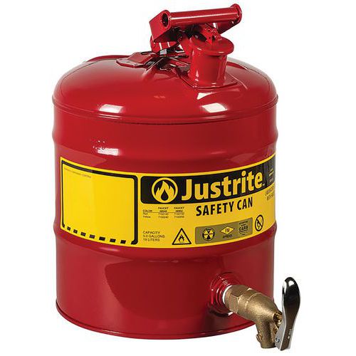 Safety can with tap - Capacity 19 L Safety can with tap - Capacity 19 L