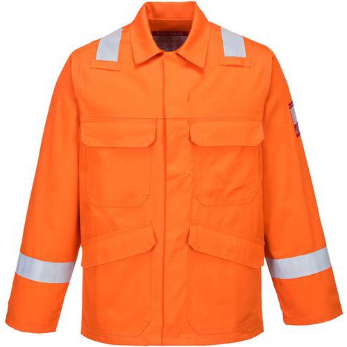 Orange Flame Resistant Workwear Coat/Jacket - Small-XXXL - Portwest UK