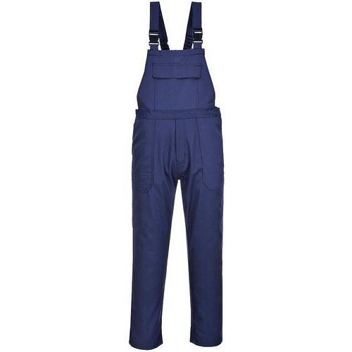 Dark Blue Bib & Brace Dungaree/Overalls - Small-XXXL - Portwest UK