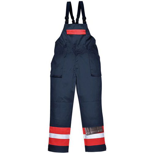 Dark Blue Bib & Brace Dungaree/Overalls - Small-4XL - FR27 Portwest UK