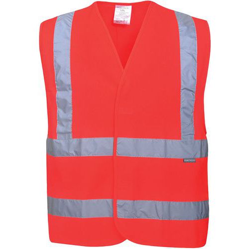 C470 High-Visibility Two Band and Brace Vest - Portwest C470 High-Visibility Two Band and Brace Vest - Portwest