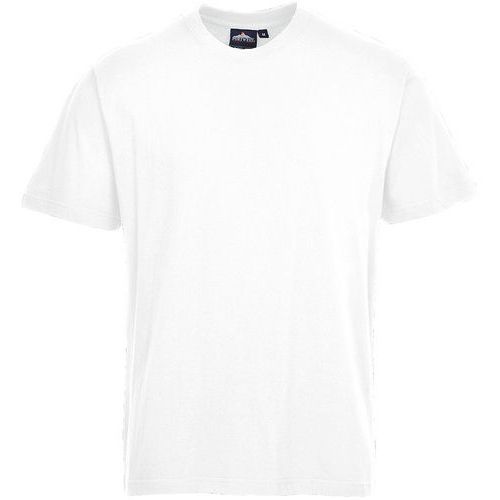 White Unisex T-Shirts - XS-XXXL - Cotton Workwear - Portwest UK