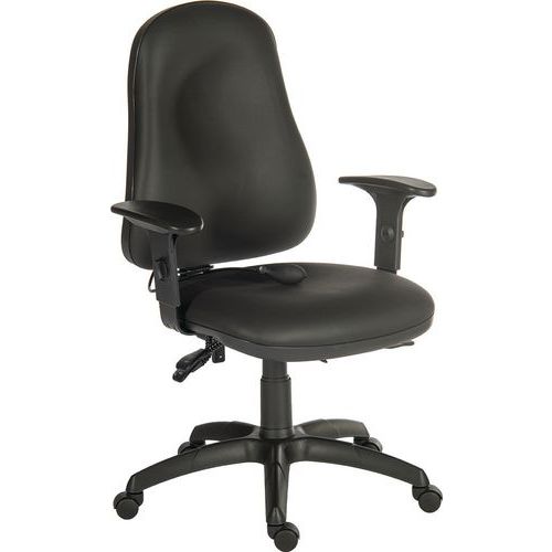 Office Chair - PU Swivelling Desk Chairs - Ergo Comfort Teknik