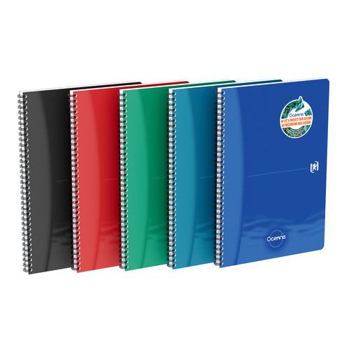 Oxford Oceanis twin-wire notebook 210x297, 180 pages, assorted - Oxford