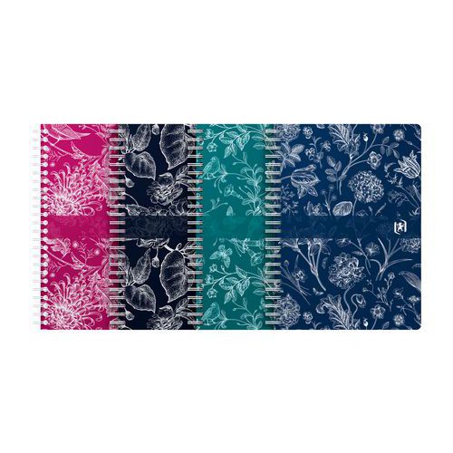 Romance 120-page twin-wired notebook - 14.8 x 21 cm - Oxford