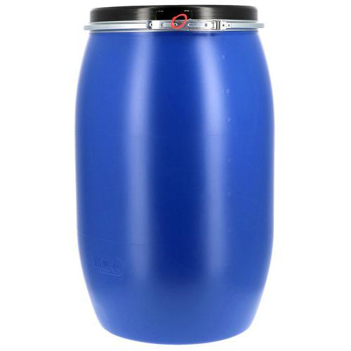 Fully opening UN approved 30 to 220 L drum - Blue