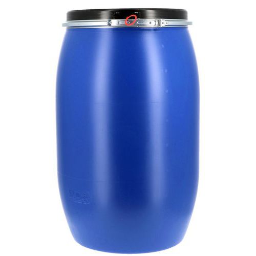 Fully opening UN approved 30 to 220 L drum - Blue