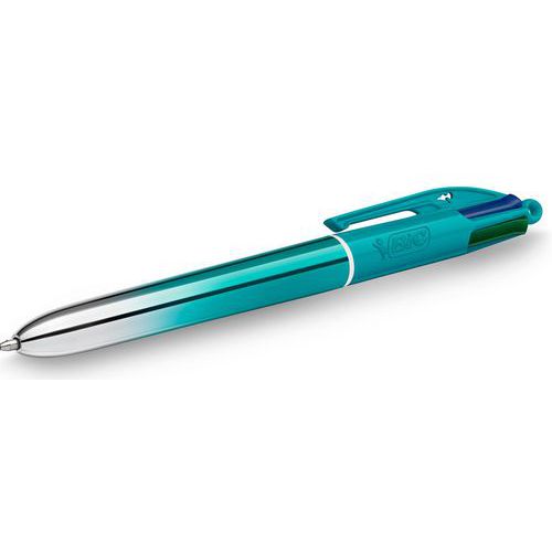 4 Colours Smooth ballpoint pen with ultra-smooth ink - BIC