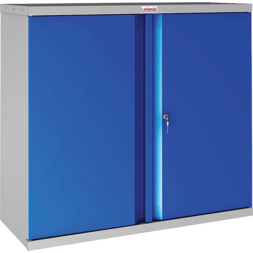 Phoenix Metal Stationery Cupboard - Key Locks - 2 Sizes & 3 Colours