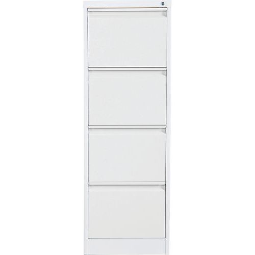 Phoenix FC Grey Metal Office Filing Cabinets - 2-4 Drawers - Key Locks