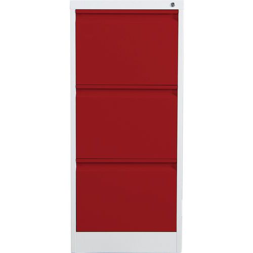 Phoenix FC Grey Metal Office Filing Cabinets - 2-4 Drawers - Key Locks