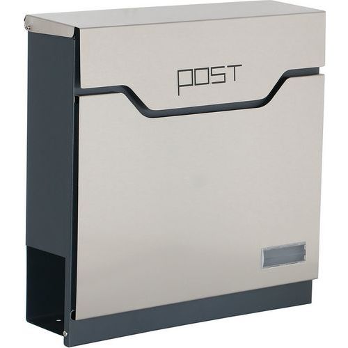 Phoenix Estilo Top Loading Letter Boxes - Stainless Steel - Key Locks