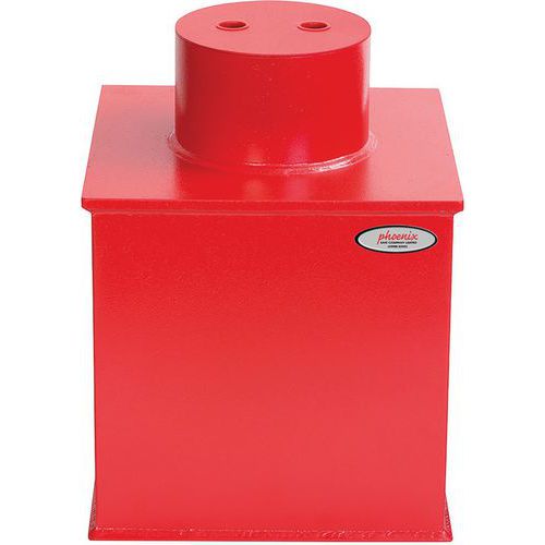 Phoenix Underfloor £4K Security Box Safe - Key Locking - Round Doors