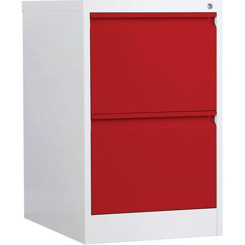 Phoenix FC Grey Metal Office Filing Cabinets - 2-4 Drawers - Key Locks