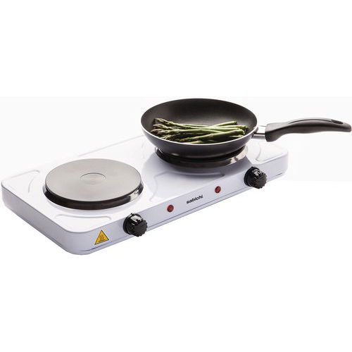 Portable Electric Twin Tabletop Hob - 31x235x460mm