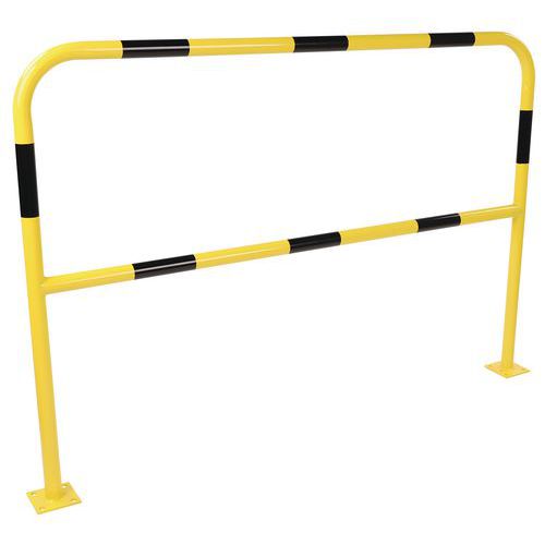 Traffic Hoop Barriers - Plate Mounted - 38mm Diameter - Manutan Expert
