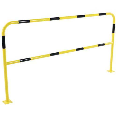 Traffic Hoop Barriers - Plate Mounted - 38mm Diameter - Manutan Expert