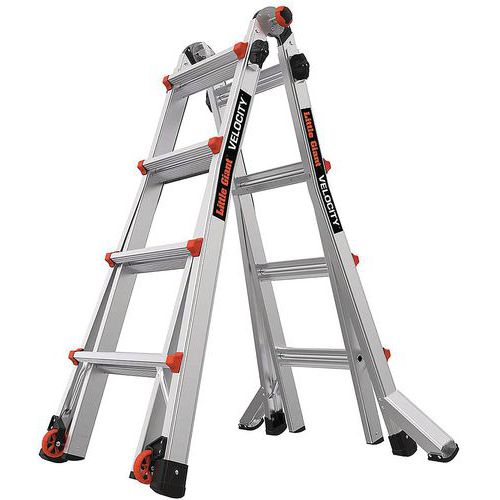 A Frame/Extension Ladder - 3 To 6 Rungs - Little Giant Velocity