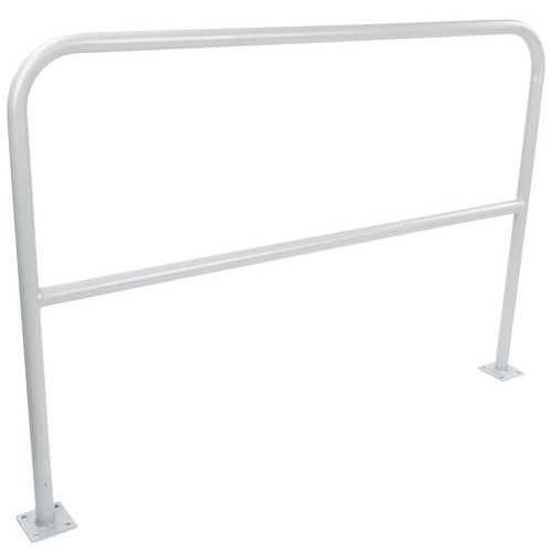 Traffic Hoop Barriers - Plate Mounted - 38mm Diameter - Manutan Expert