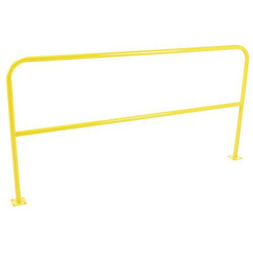 Traffic Hoop Barriers - Plate Mounted - 38mm Diameter - Manutan Expert