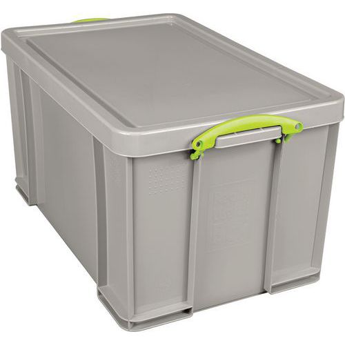Really Useful Grey Storage Boxes - 9-84L - Fully Recycled Plastic