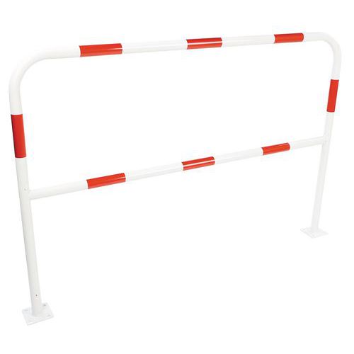 Traffic Hoop Barriers - Plate Mounted - 38mm Diameter - Manutan Expert