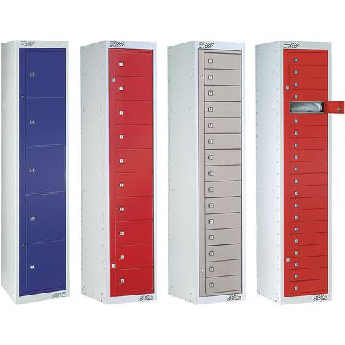 Garment Dispensing Lockers - 5 To 20 Cabinets - Single Master Door