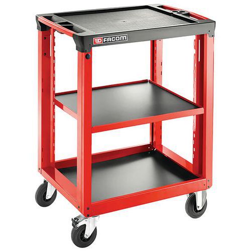 ROLL workshop trolley - 3 shelves