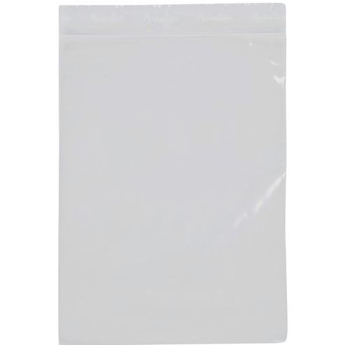 Zipper Lock Bags - Clear Plastic - 60-250mm - Manutan Expert