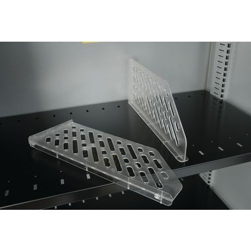 Bisley Tambour Slotted Shelf for Office Storage and Organization Bisley Tambour Slotted Shelf for Office Storage and Organization